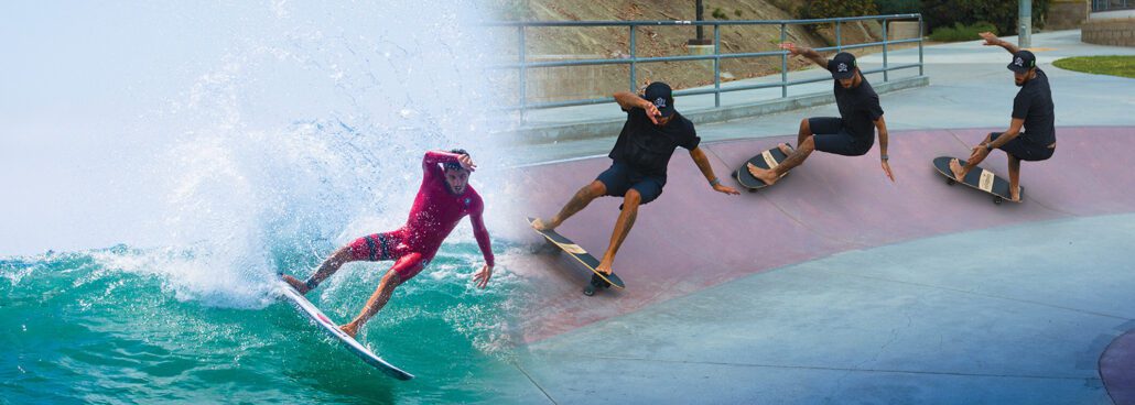 Prezent dla surfera - Deska surfskate do treningu surfingowego